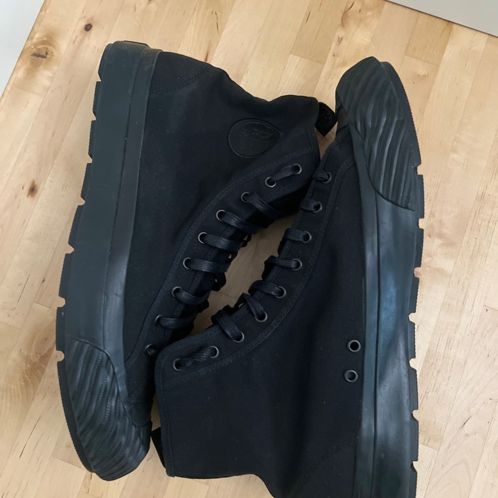 PF FLYERS x TODD SNYDER High-Top Canvas Sneakers. LIKE NEW - Picture 5 of 7